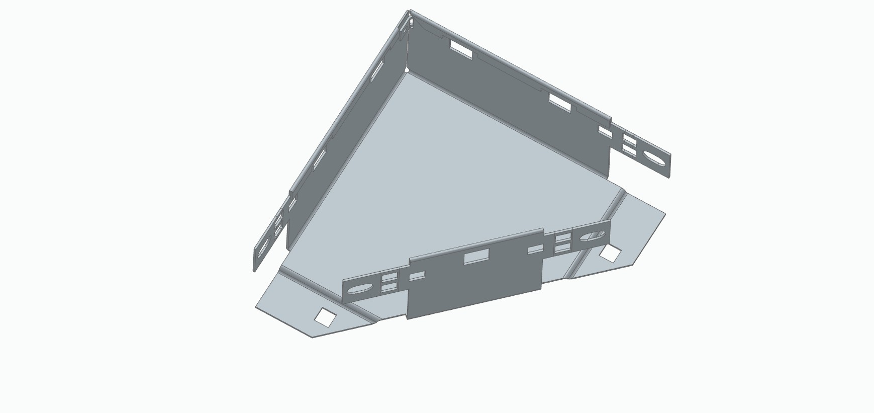 WireMesh托盘水平弯头-