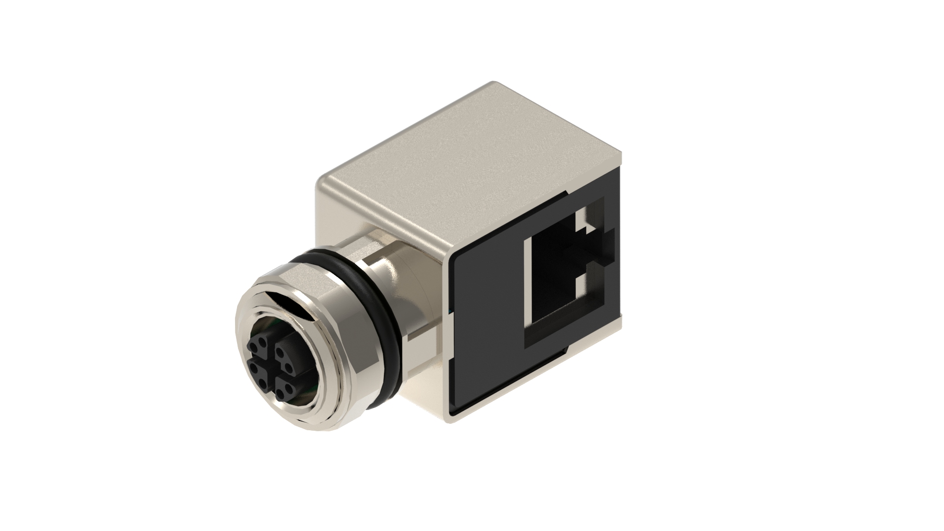 网络适配器 -M12FS-8X-RJ45-ANG-CAT6a